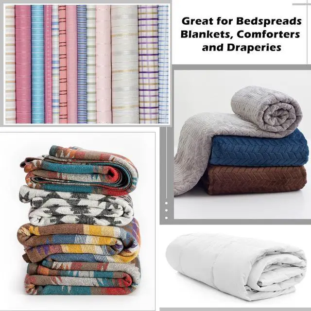 Alt view image 6 of 6 - 12 Pcs Bedspread Drapery Hangers 22 Inch Metal Linen Hanger Heavy Duty Blanket Tablecloth Hangers with Anti Slip Rubber Sleeve for Heavy Items, Silver