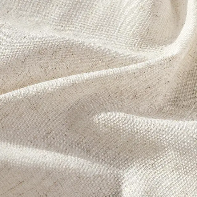 Alt view image 3 of 7 - Linen Curtains 96 Inches Long Pinch Pleated Floor to Ceiling for Living Room 8ft Cream Light Filtering Sheer Curtain for Bedroom Back Tab Farmhouse Window Drapes Natural Beige Ivory 40x96, 2 Panels