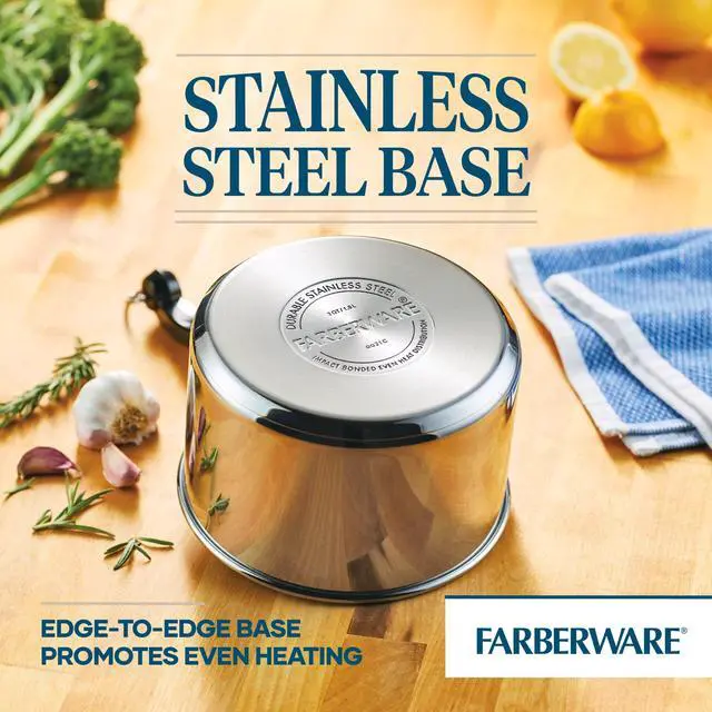 Alt view image 4 of 7 - Classic Series Stainless Steel Double Boiler and Saucepan with Lid, Double Boilers For Stove Top, 2-Quart