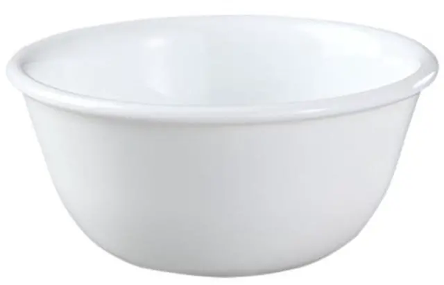 Main image of Vitrelle 6-oz Ramekin Bowls, Set of 6 Chip & Crack Resistant Bowls, Great For Dips, Condiments, Ice Cream, Small Side Dishes, Ceramic Dessert Bowls Set, Winter Frost White