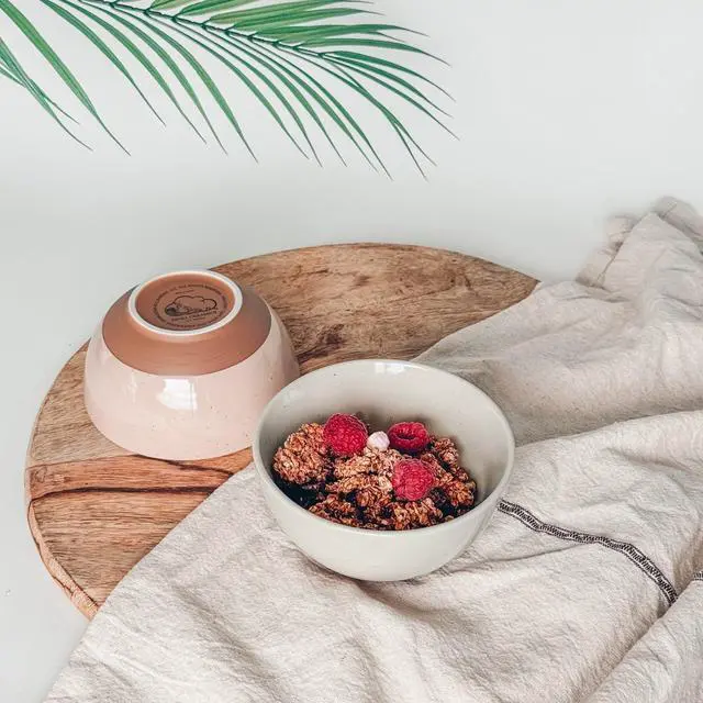 Alt view image 6 of 7 - Ceramic Small Dessert Bowls - 16oz, Set of 6 - Microwave, Oven and Dishwasher Safe, For Rice, Ice Cream, Soup, Snack, Cereal, Chili, Side Dishes etc - Microwavable Kitchen Bowl, Assorted Neutrals
