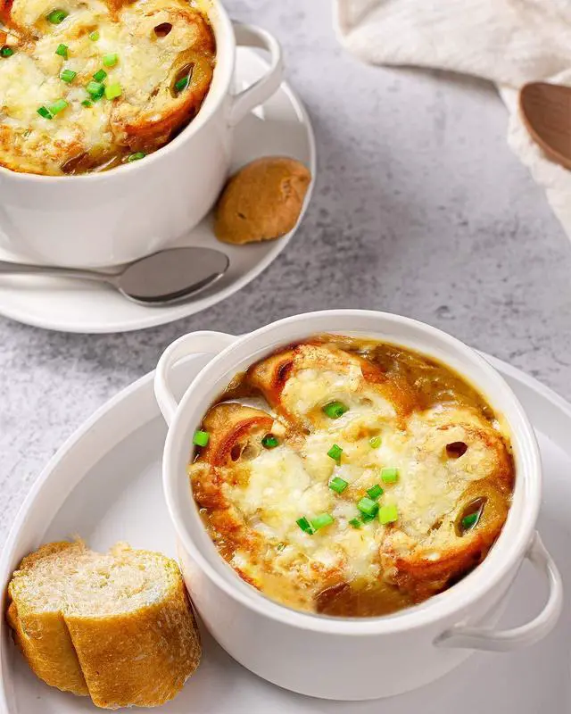 Alt view image 5 of 7 - Soup Bowls with Handles Set of 6, 24 Oz Ceramic French Onion Soup Crocks Oven Safe - Large Soup Mugs for Chili Stew Cereal, Microwave Dishwasher Safe, White