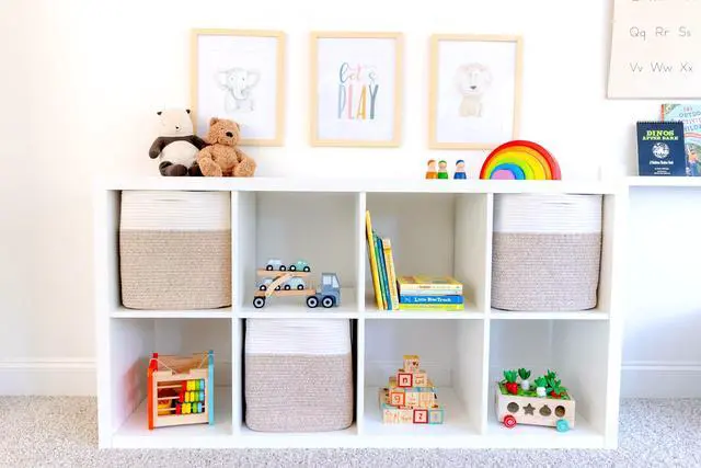Alt view image 3 of 7 - 13 Inch Cube Storage Bins Cotton Rope Woven Baskets for Organizing 3-Pack | 13 x 13 Storage Cubes | Fabric Square Storage Baskets for Shelves Organizer, Kids Toy Bins, Closet Baby Nursery