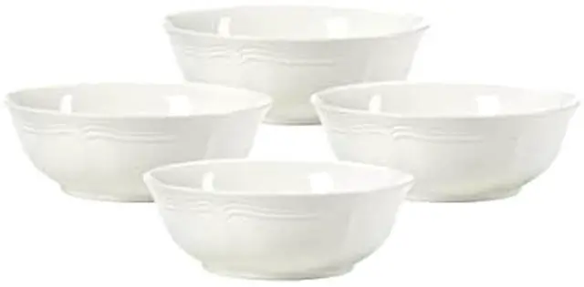 Main image of French Countryside Cereal Bowl, 7-Inch, Set of 4, White - F9000-421