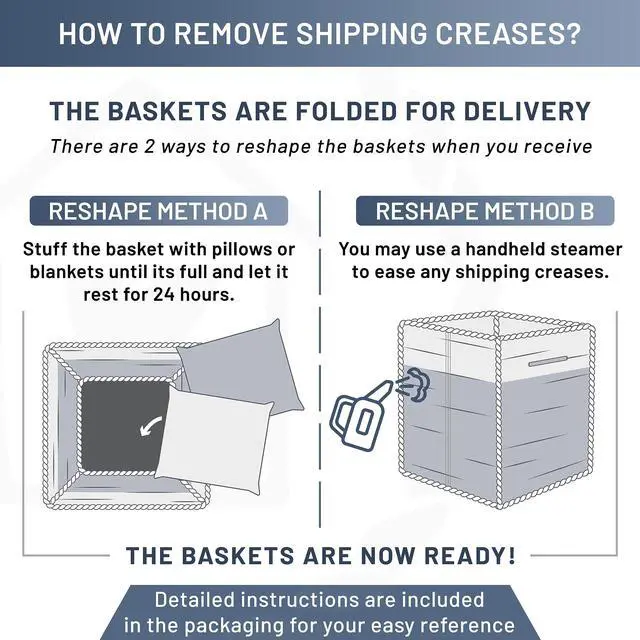 Alt view image 6 of 7 - 13 Inch Cube Storage Bins Cotton Rope Woven Baskets for Organizing 3-Pack | 13 x 13 Storage Cubes | Fabric Square Storage Baskets for Shelves Organizer, Kids Toy Bins, Closet Baby Nursery