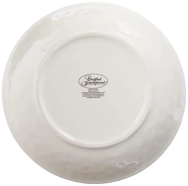 Alt view image 3 of 3 - Piazzette 9.25" Soup/Pasta Bowls, Assorted Designs, Set of 4
