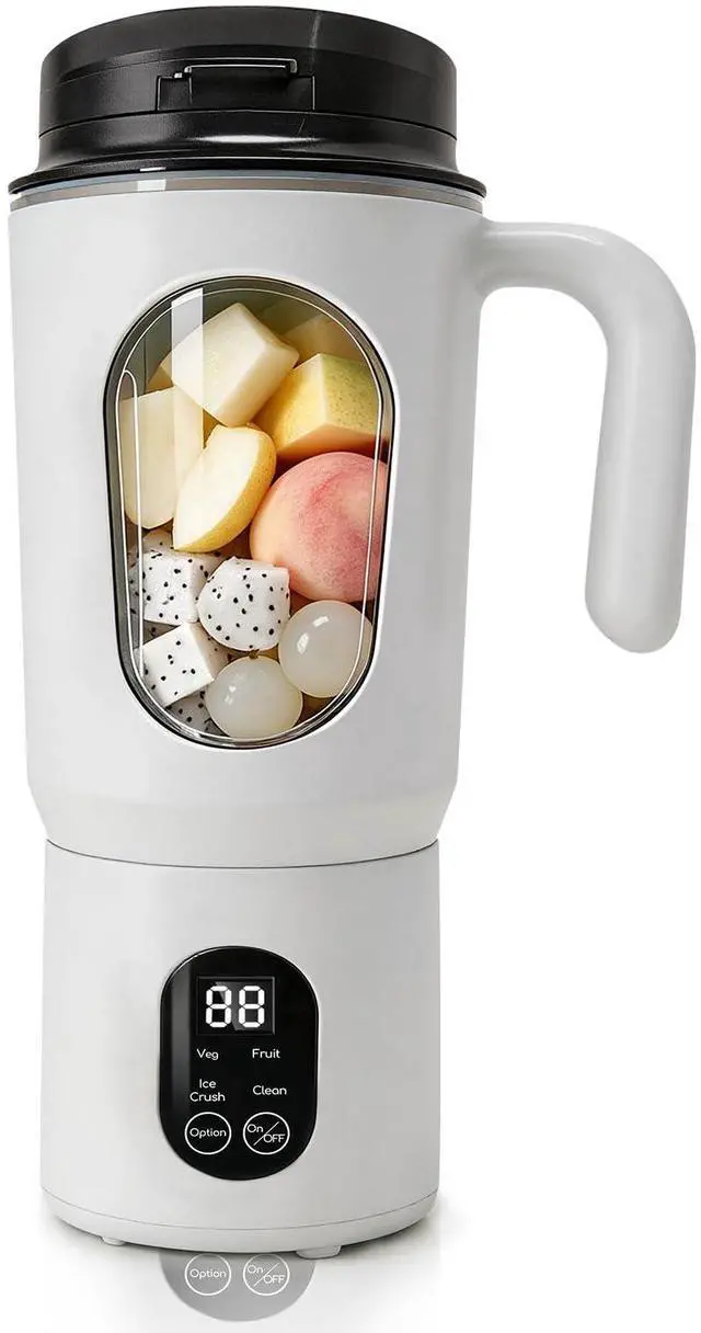 Main image of Portable Blender for Smoothies, 580ML USB-C Rechargeable Juicer Cup (White)