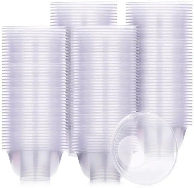 Main image of 300 Packs 8.5 oz Clear Plastic Bowls Disposable Plastic Bowls for Parties Weddings Serving Container for Candy, Soup, Dessert, Salsa, Ice Cream, Popcorn, Chip