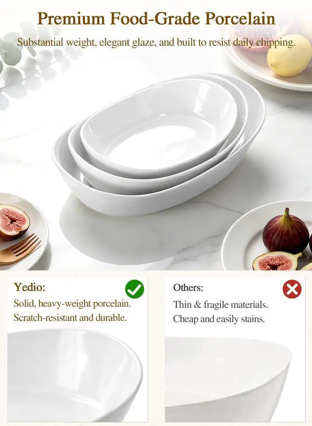 Alt view image 5 of 7 - 3 Tier Fruit Bowl for Kitchen Counter, No Assembly Required Ceramic Fruit Basket with Metal Stand, Tiered Fruit Stand for Countertop for Fruit, Veggies, Snacks, Cake & Desserts