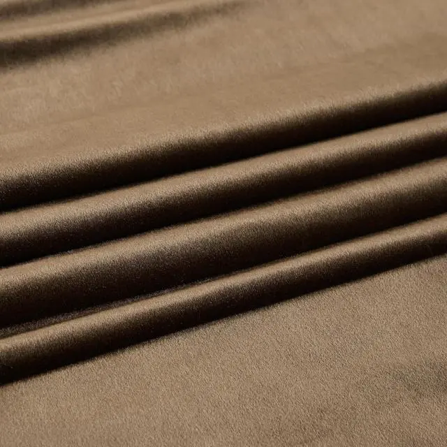 Alt view image 6 of 7 - Brown Velvet Curtains 96 inch Long for Living Room,Set of 2 Panels Blackout Rod Pocket Back Tab Window Treatment Room Darkening Heavy Decorative Curtains Drapes for Bedroom
