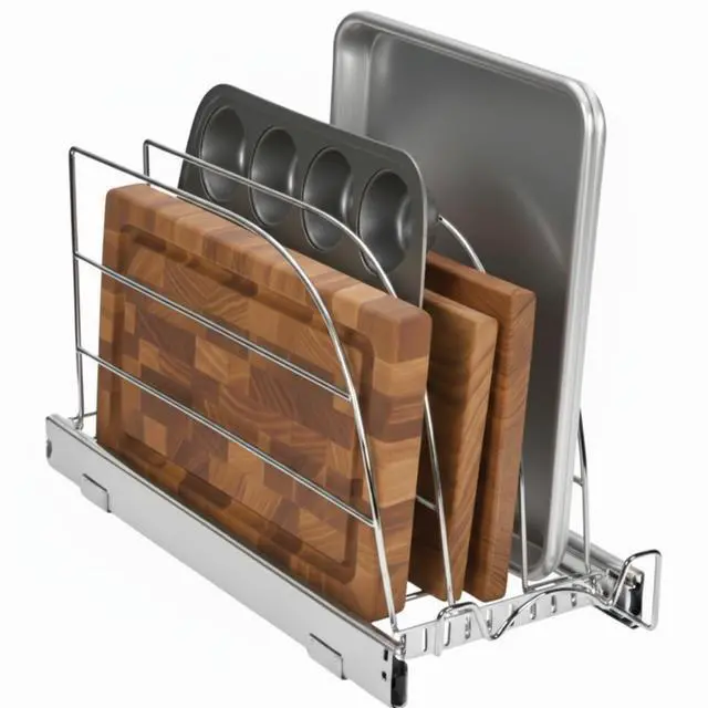 Main image of Pull Out Organizer for Bakeware, Cutting Board and Trays, 8.5"W x 21"D