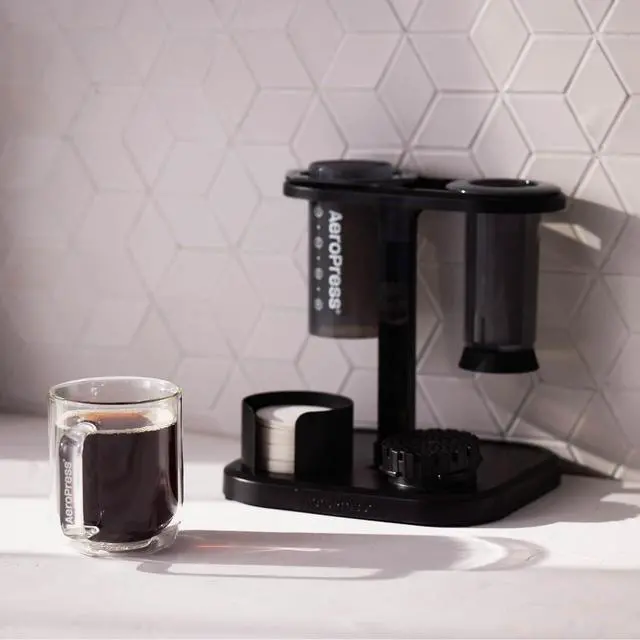 Alt view image 6 of 7 - Organizer Stand, Durable Coffee Bar Station and Compact Storage Solution Fits Every Manual Coffee Maker (Except Premium and Go)