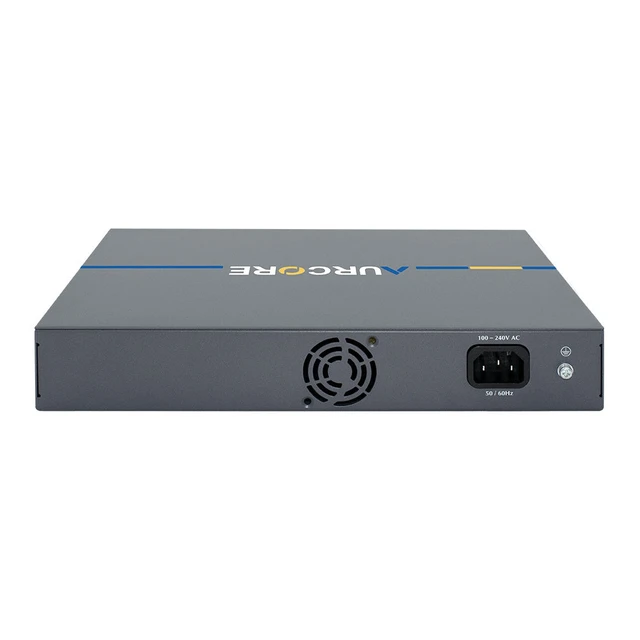 Alt view image 3 of 3 - AurCore AES2001P 8-Port Gigabit PoE+ Managed Switch with SFP, for IP Cameras, VLAN QoS ACL, 3-Year Warranty