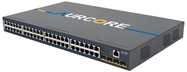 Main image of AurCore AES2003 48-Port Gigabit Managed Rackmount Switch, Layer 2+ Managed, VLAN QoS ACL, 3-Year Warranty