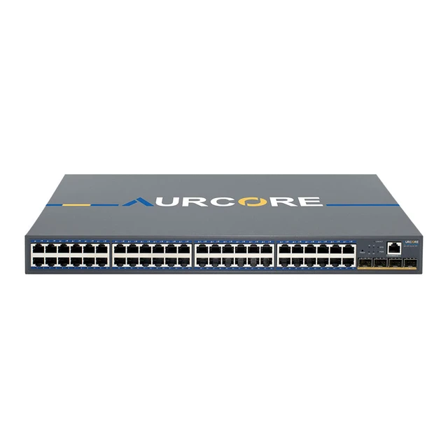 Alt view image 2 of 3 - AurCore AES2003 48-Port Gigabit Managed Rackmount Switch, Layer 2+ Managed, VLAN QoS ACL, 3-Year Warranty