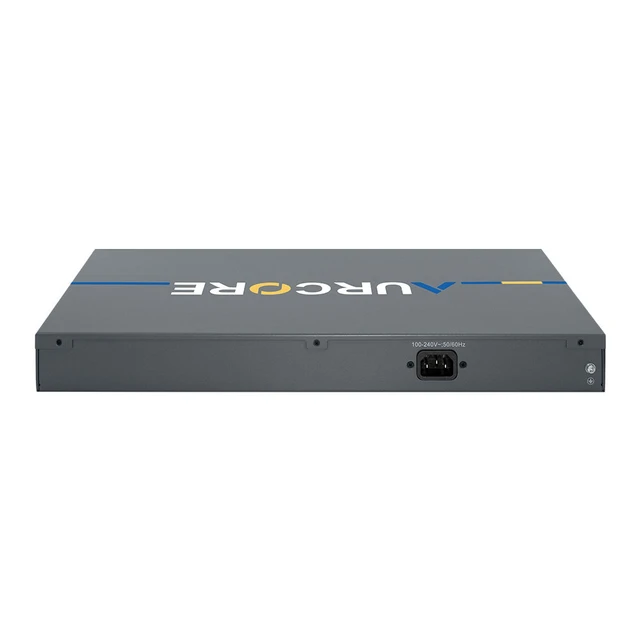 Alt view image 3 of 3 - AurCore AES4002 48-Port Gigabit L3 Switch with 10G SFP+ Uplinks, Layer 3 Routing, 1U Rackmount, VLAN QoS ACL, 3-Year Warranty