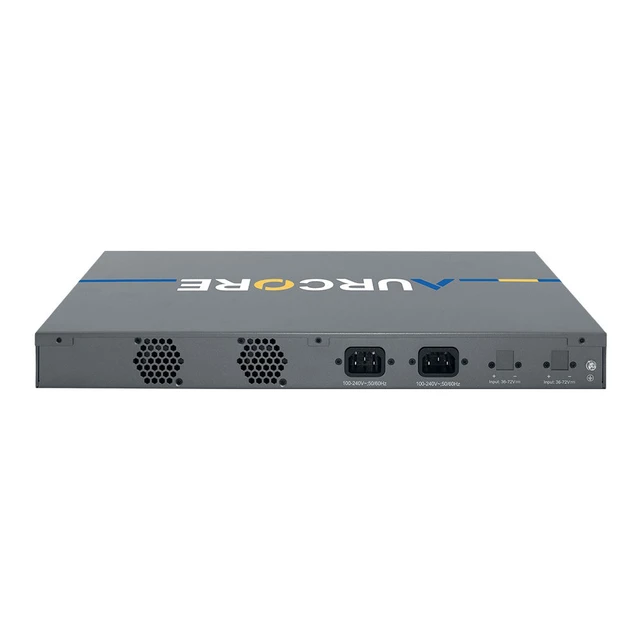 Alt view image 3 of 3 - AurCore AES4010 16-Port Gigabit Fiber L3 Switch, 10G Uplinks, Layer 3 Routing, VLAN QoS ACL, 3-Year Warranty