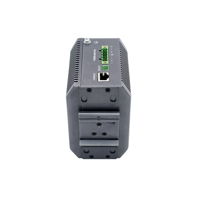 Alt view image 3 of 3 - AurCore AIS2002P 8-Port Gigabit PoE+ Industrial DIN-Rail Switch, Layer 2+ Managed, Wide Temperature Range, for IP Cameras, VLAN QoS ACL, 3-Year Warranty