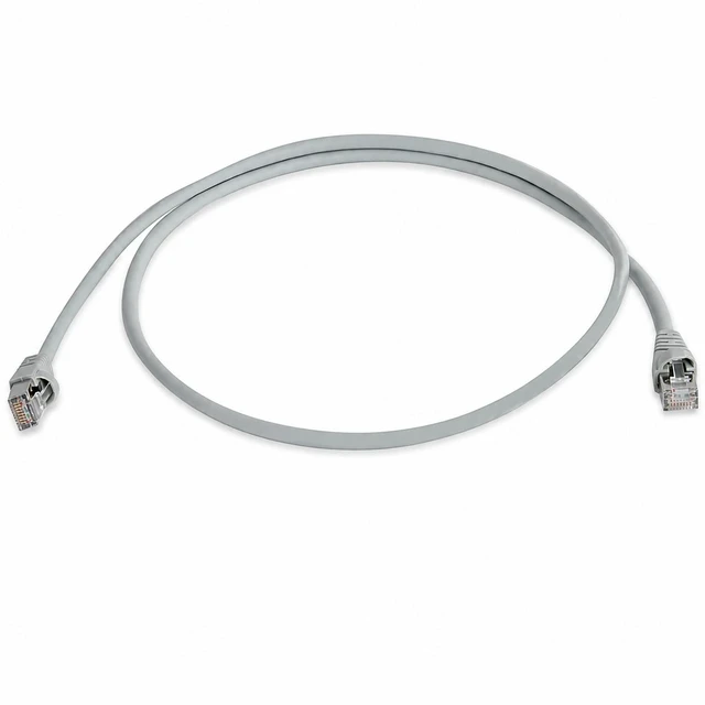 Main image of Telegärtner Cat6A RJ45 S/FTP Shielded LSZH Ethernet Patch Cable Grey 3 Meter - 9.84 ft