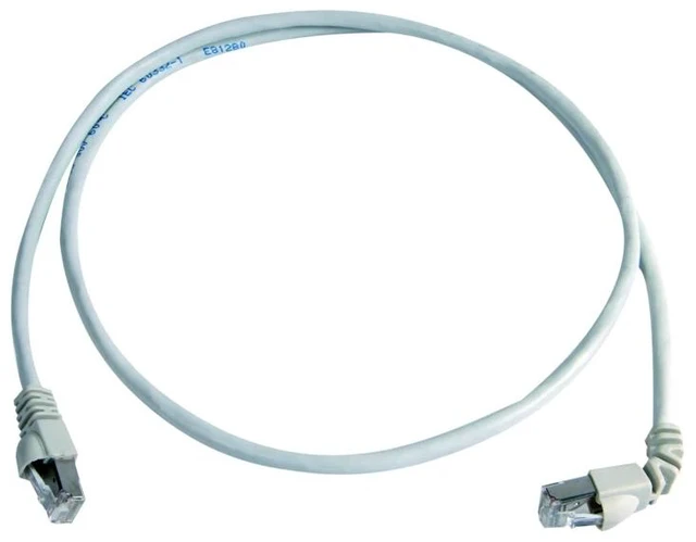 Main image of Telegartner Cat6A RJ45 S/FTP Shielded LSZH 90 Degree Patch Cable 2 Meter - 6.56 ft