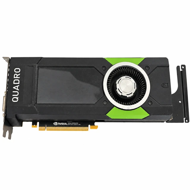 Alt view image 4 of 6 - NVIDIA Quadro P5000 16GB GDDR5X PCIe 3.0 x16 Professional Video Graphics Card