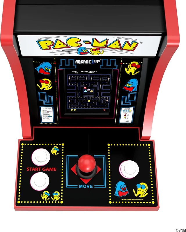 Alt view image 4 of 4 - Arcade1Up Pacman Collectorcade 1 Player