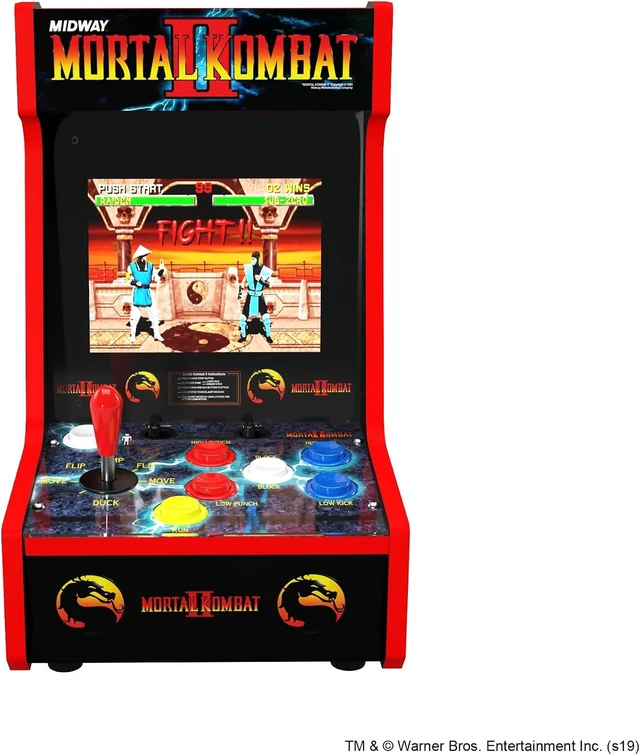 Alt view image 2 of 4 - Arcade1UP Mortal Kombat Countercade 3 Games in 1
