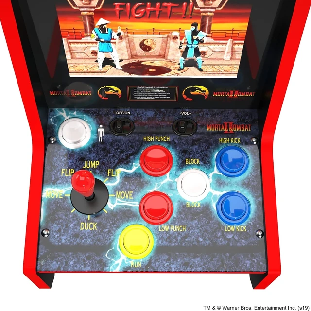 Alt view image 4 of 4 - Arcade1UP Mortal Kombat Countercade 3 Games in 1