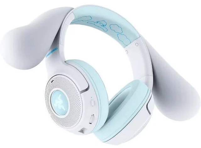 Alt view image 3 of 3 - Razer - Kraken Kitty V2 BT Wireless Bluetooth RGB Headset with Iconic Ears - Cinnamoroll Edition