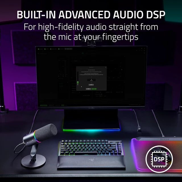 Alt view image 3 of 4 - Razer - Seiren V3 Pro Dynamic USB Type C & XLR Microphone for Streamers - Black