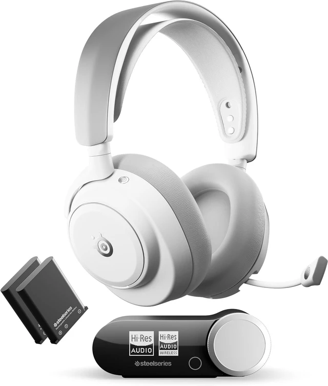 Main image of SteelSeries Arctis Nova Pro Omni Wireless Gaming Headset - White