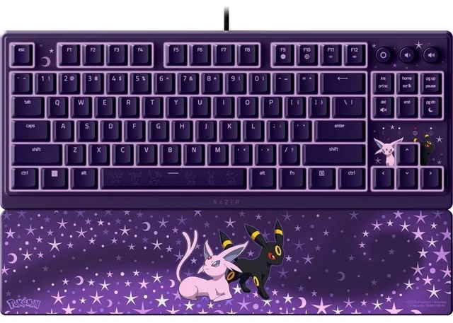 Main image of Razer - Ornata V3 Tenkeyless Low-profile RGB Mecha-Membrane RGB Keyboard - Espeon & Umbreon Edition