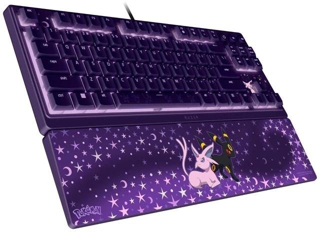 Alt view image 3 of 4 - Razer - Ornata V3 Tenkeyless Low-profile RGB Mecha-Membrane RGB Keyboard - Espeon & Umbreon Edition