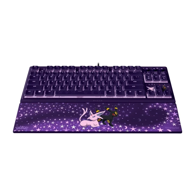 Alt view image 4 of 4 - Razer - Ornata V3 Tenkeyless Low-profile RGB Mecha-Membrane RGB Keyboard - Espeon & Umbreon Edition