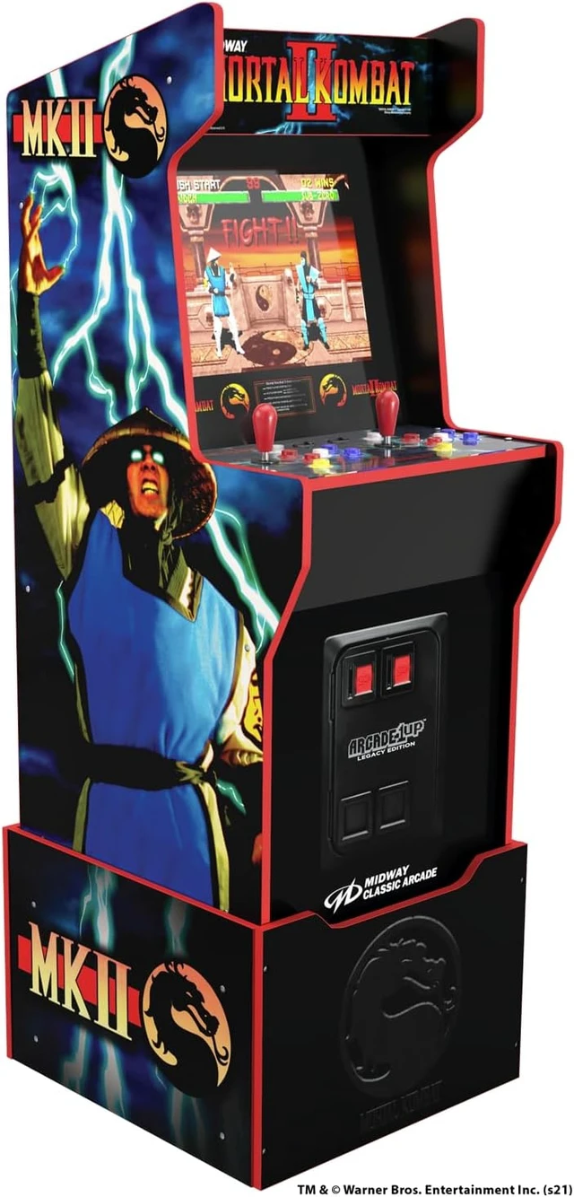 Alt view image 4 of 7 - ARCADE1UP Midway Legacy 4 Foot Arcade Machine MID-A-01061 - Mulitcolor