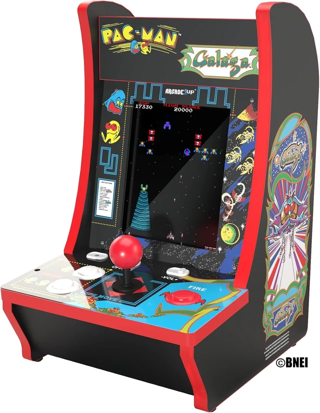 Alt view image 2 of 4 - Arcade 1Up Pacman/Galaga Counter-Cade