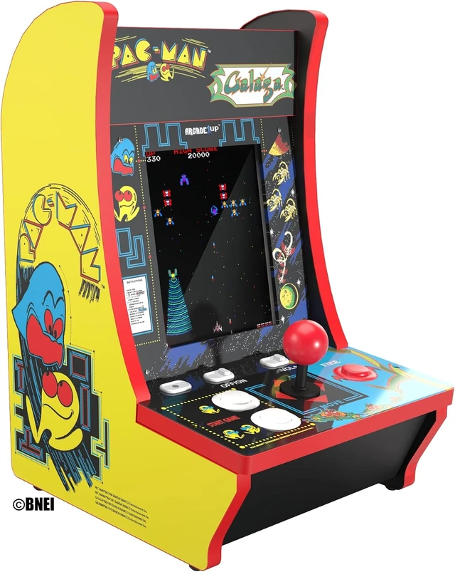 Alt view image 3 of 4 - Arcade 1Up Pacman/Galaga Counter-Cade