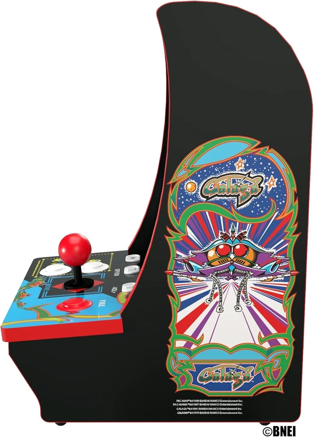 Alt view image 4 of 4 - Arcade 1Up Pacman/Galaga Counter-Cade