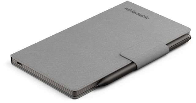 Alt view image 2 of 4 - reMarkable - Paper Pro Move - 7.3" Paper Tablet with Marker Plus and Polymer weave Folio - Gray