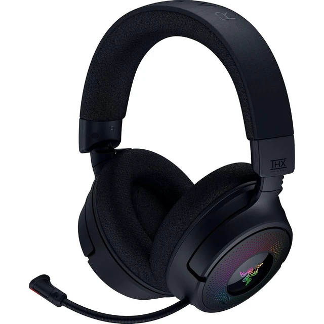 Alt view image 2 of 4 - Razer - Kraken V4 Wireless Gaming Headset with 9 Zone Chroma RGB For PC, Mac, PS5, Switch, Steam Deck, Smartphone - Black