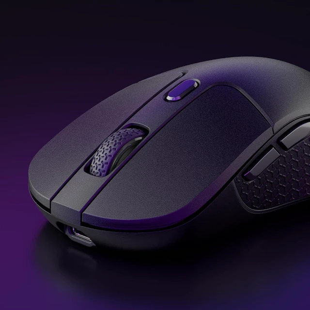 Alt view image 2 of 4 - Keychron - M3 Wireless Mouse with PixArt 3950 (8K Polling Rate) Sensor - Black