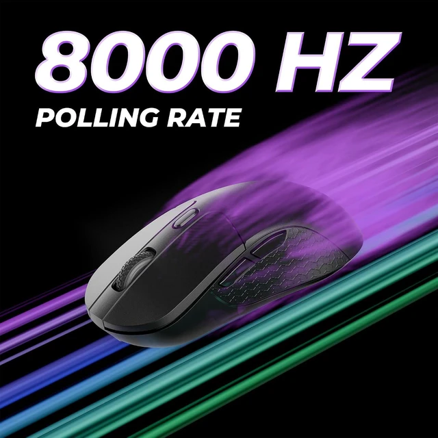 Alt view image 4 of 4 - Keychron - M3 Wireless Mouse with PixArt 3950 (8K Polling Rate) Sensor - Black