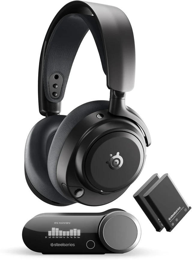 Main image of SteelSeries - Arctis Nova Pro Omni 2.4 GHz Wireless Over-The-Ear Gaming Headset for PC, PS5/PS4, Xbox One, Xbox X/S, Switch/Switch 2 - Black