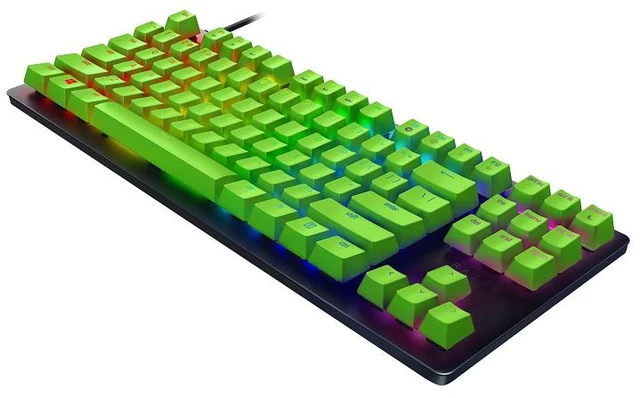Alt view image 3 of 4 - Razer Huntsman Tournament Edition Compact Gaming Keyboard with Razer Linear Optical Switches and Green Keycaps