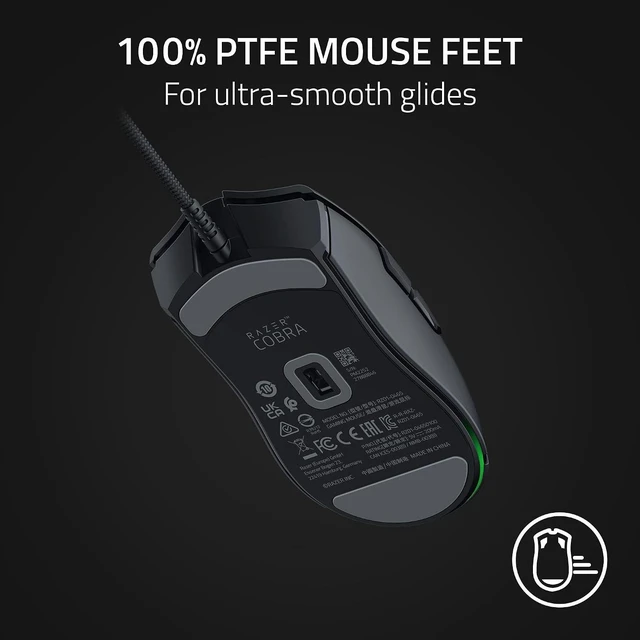 Alt view image 4 of 4 - Razer - Cobra Lightweight Wired Gaming Mouse with Chroma RGB Lighting - Black