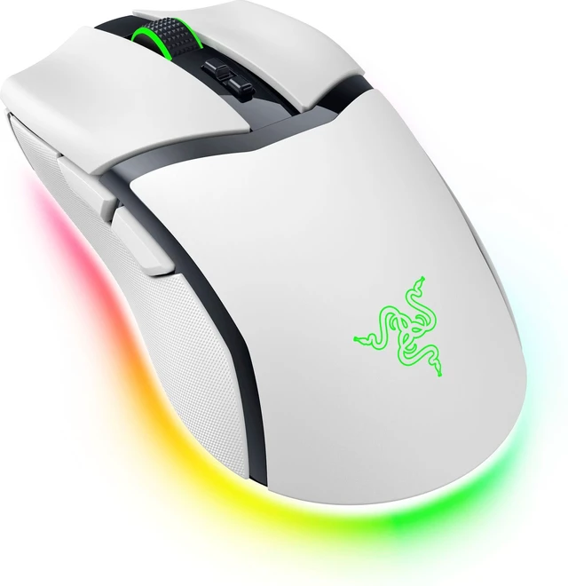 Alt view image 4 of 4 - Razer - Cobra Pro Wireless Gaming Mouse with Chroma RGB Lighting and 10 Customizable Controls - White