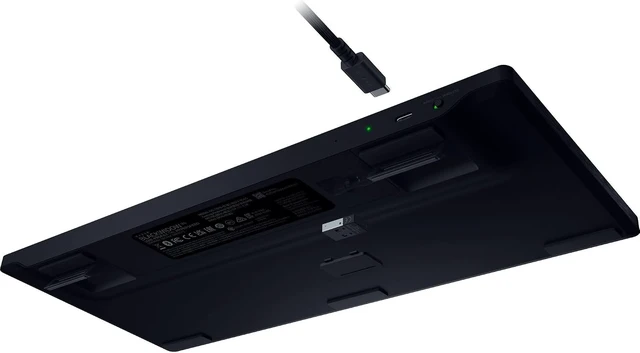 Alt view image 3 of 4 - Razer - BlackWidow V4 Low-profile HyperSpeed Wireless TKL Mechanical Orange Tactile Switch Gaming Keyboard with Chroma RGB - Black