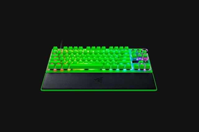 Alt view image 2 of 3 - Razer - Huntsman V3 Pro TKL 8KHz Gaming Keyboard - Esports Green Edition
