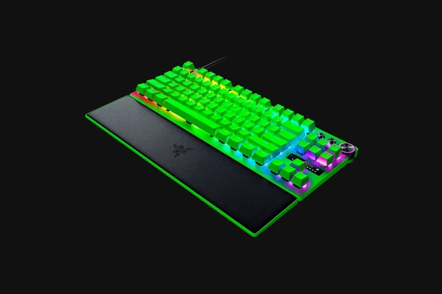 Alt view image 3 of 3 - Razer - Huntsman V3 Pro TKL 8KHz Gaming Keyboard - Esports Green Edition