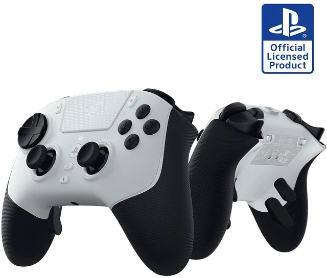Main image of Razer - Raiju V3 Pro Wireless Gaming Controller with TMR Thumbsticks and Remappable Buttons for PS5 and PC - White